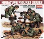 WWII German: WWII GERMAN MACHINE GUN TEAM, Academy, Scale 1:35