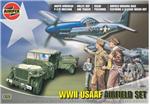 Fighters: WWII USAAF Airfield Set, Airfix, Scale 1:72