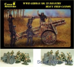 Artillery: WWII German Infantry Gun SIG-33 with Crew, Caesar Miniatures, Scale 1:72