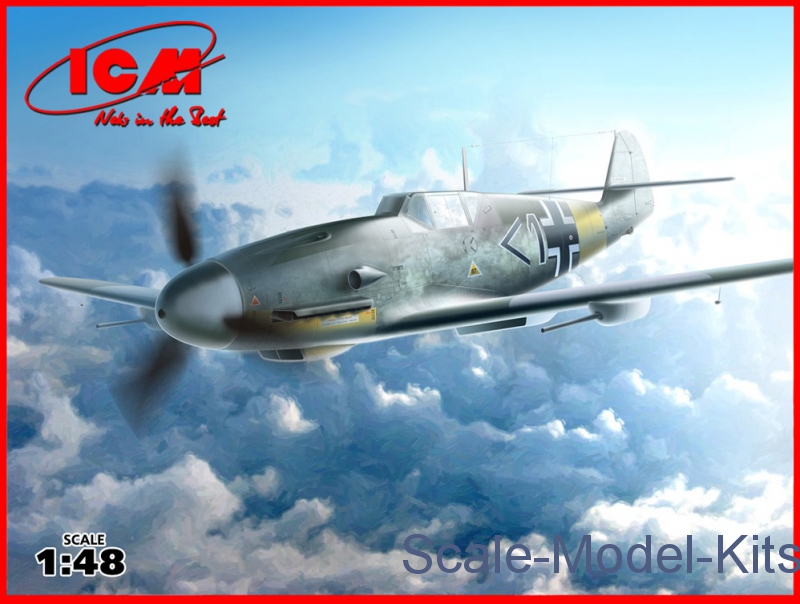 ICM 48102 German Fighter Messerschmitt Bf-109 F2 1/48 Scale Model Kit 207 Mm for sale online 