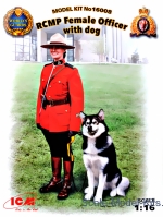 ICM16008 RCMP Female Officer with dog