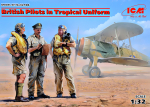 ICM32106 British Pilots in tropical uniform (1939-1943) (3 figures)
