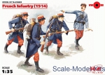 ICM35682 French Infantry (1914), (4 figures)