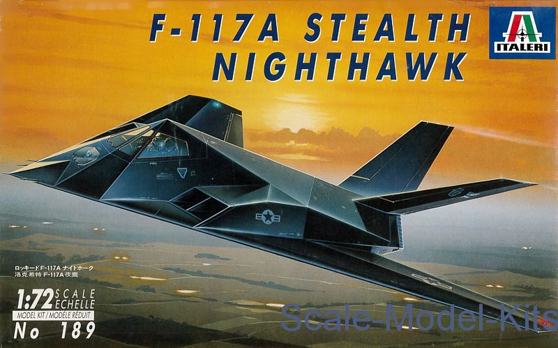 Italeri - F-117A Nighthawk - plastic scale model kit in 1:72 scale