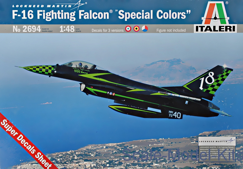 1:144 ITALERI #880 F-16 A Fighting Falcon 