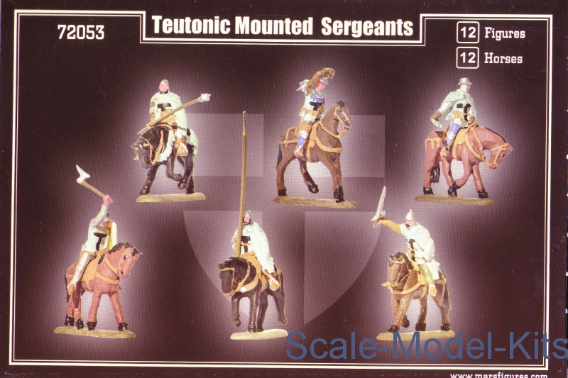 1st Half Of The XV Century 1/72 Mars Figures 72053 Teutonic Mounted Sergeants 