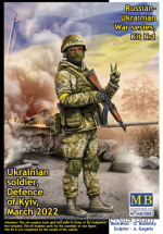 MB24085 Russian-Ukrainian War Series, Kit #1. Ukrainian Soldier, Defence Of Kyiv, March 2022