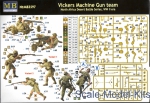 1/35 Master Box 3597 - Vickers machine-gun crew, Desert battles series