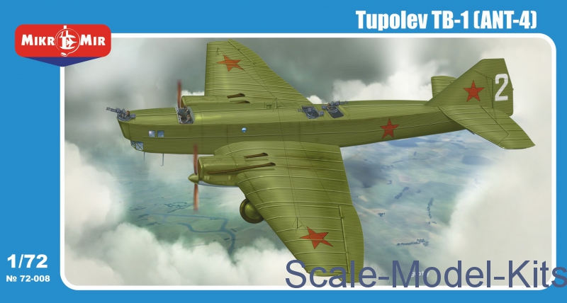 1:72 ELF Tupolev TB-1 Rubber wheels with protector and plastic set