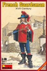 MA16011 French guardsman, XVII century