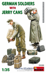 MA35286 German Soldiers With Jerry Cans