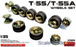 Detailing set: T-55/T-55A Wheels Set, MiniArt, Scale 1:35