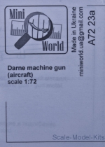 Aviation arms: Darne machine gun (aircraft) 1/72, Mini World, Scale 1:72