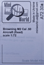 Browning Machine Gun 1/72 Mini World # 7231b 10 pieces 30 barrel Cal 
