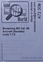 Aviation arms: Browning M2 cal.50 Aircraft (flexible), Mini World, Scale 1:72