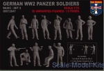 WWII German panzer soldiers, set 2