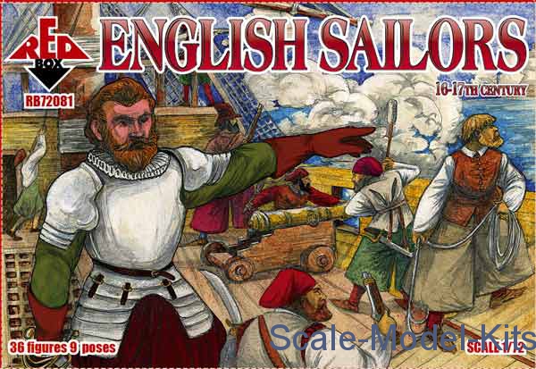 Red Box 1/72 Italian Sailors in Battle 16-17 Century # 72107 