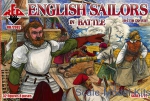RB72082 English sailors in battle, 16-17th century