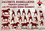 Jacobite Rebellion.Jacobite Cavalry.Prince's Lifeguard and FitzJames Horse Regiment