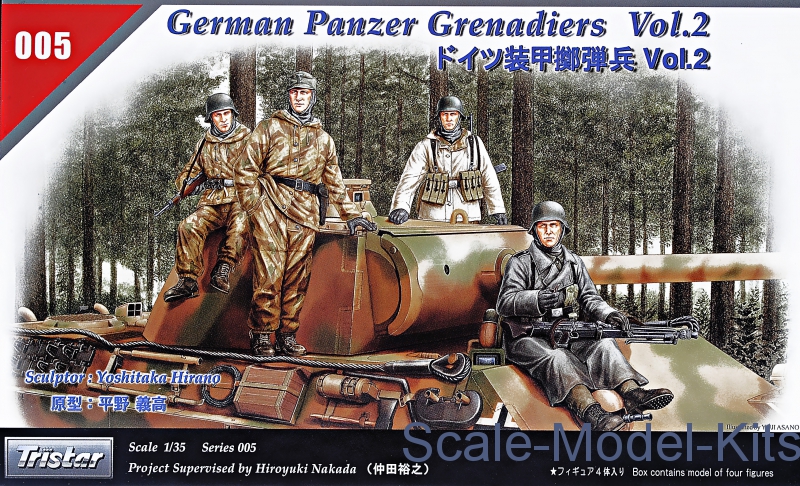 Tristar - German Panzer Grenadiers Vol.2 - Plastic Scale Model Kit In 1 