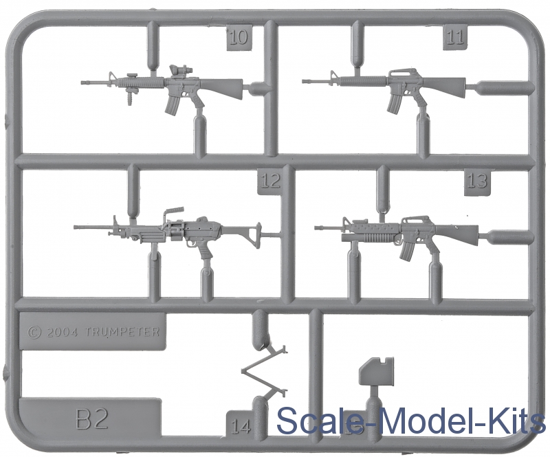 Figurines Trumpeter - Équipage CH-47D Et Soldats De L'US Army Moderne - 1/35