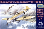 Fighters: Messerschmitt Bf 109G-4, UniModels, Scale 1:48