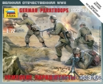 Snap Fit: German paratroopers, 1939-1942, Zvezda, Scale 1:72